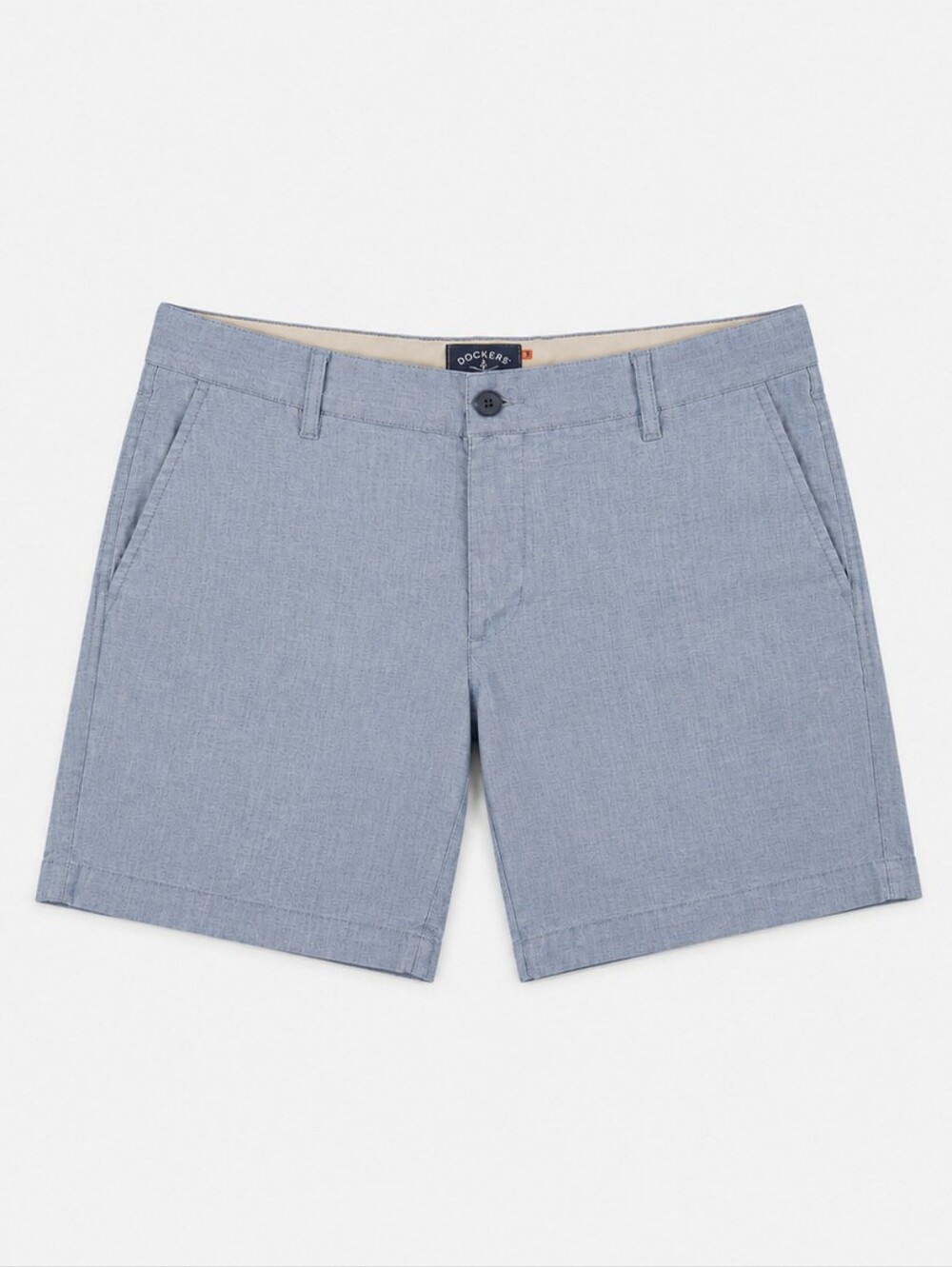 Dockers Light Blue Chambray Flat‎ Front Shorts
